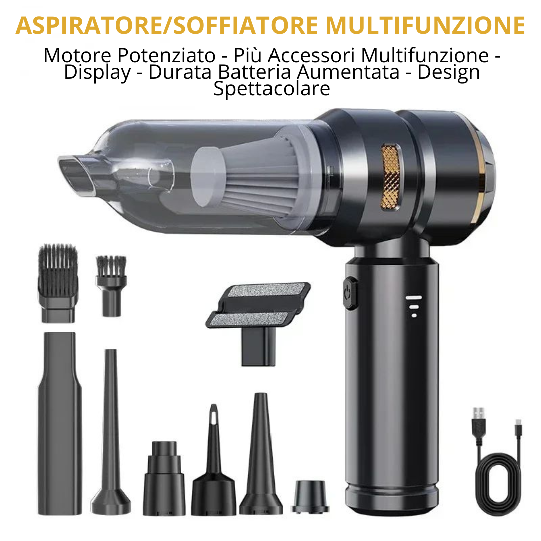 Aspiratore Wireless Multifunzione Plus+