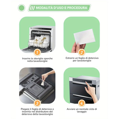 Fogli per Lavastoviglie Ecologici JUCO