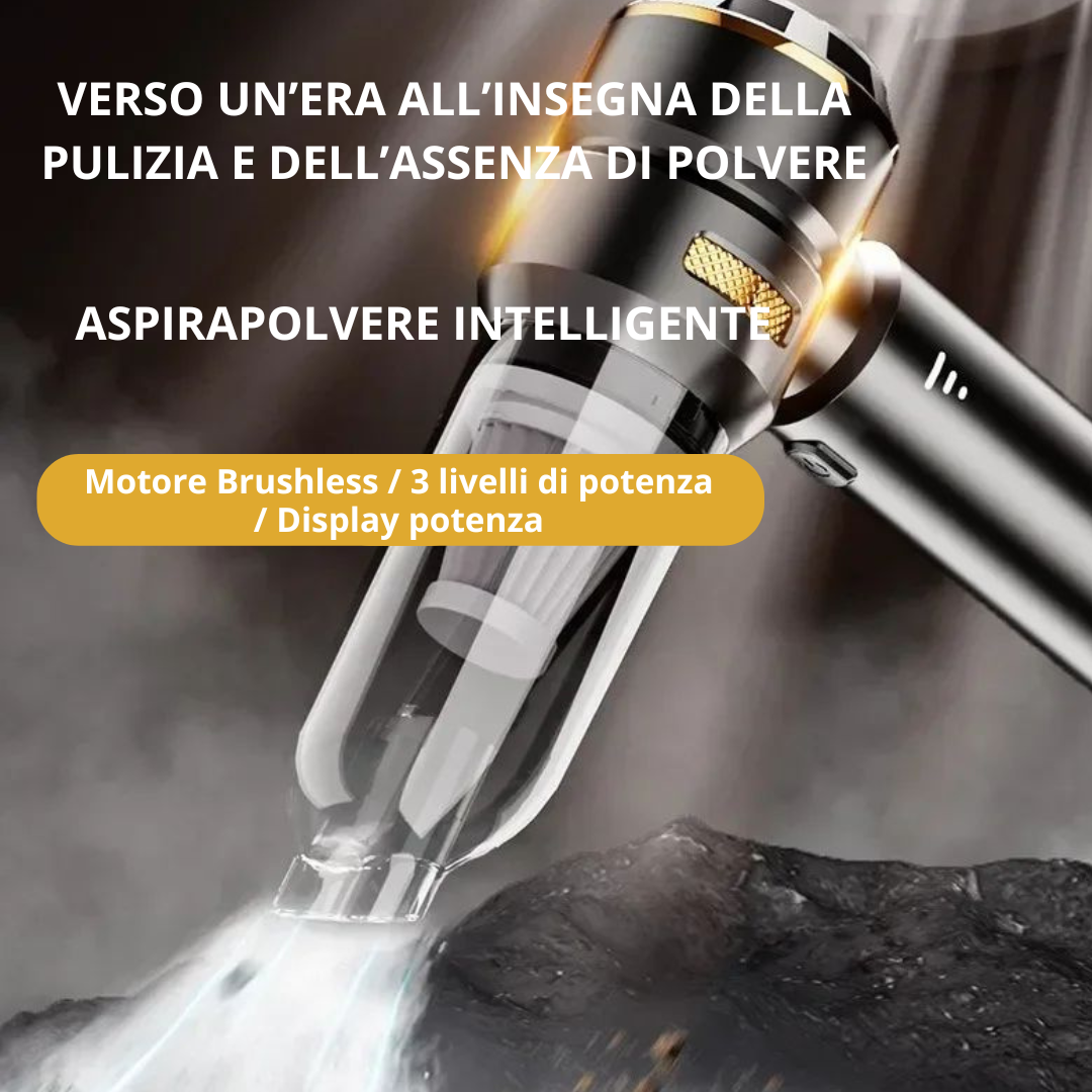 Aspiratore Wireless Multifunzione Plus+
