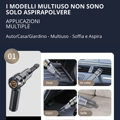 Aspiratore Wireless Multifunzione Plus+